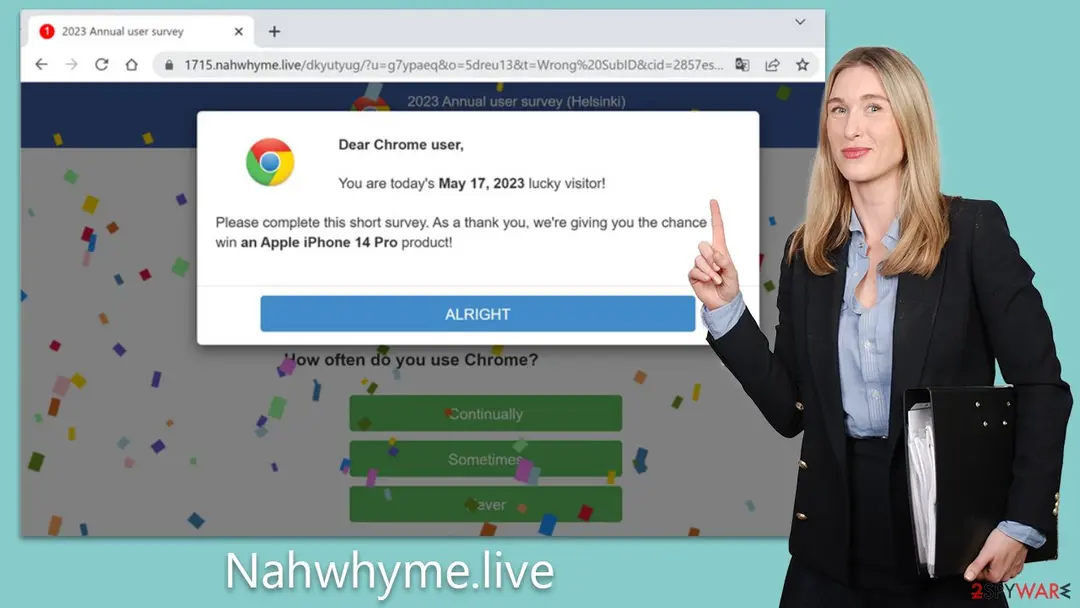 Nahwhyme.live: nahwhyme live survey scam
