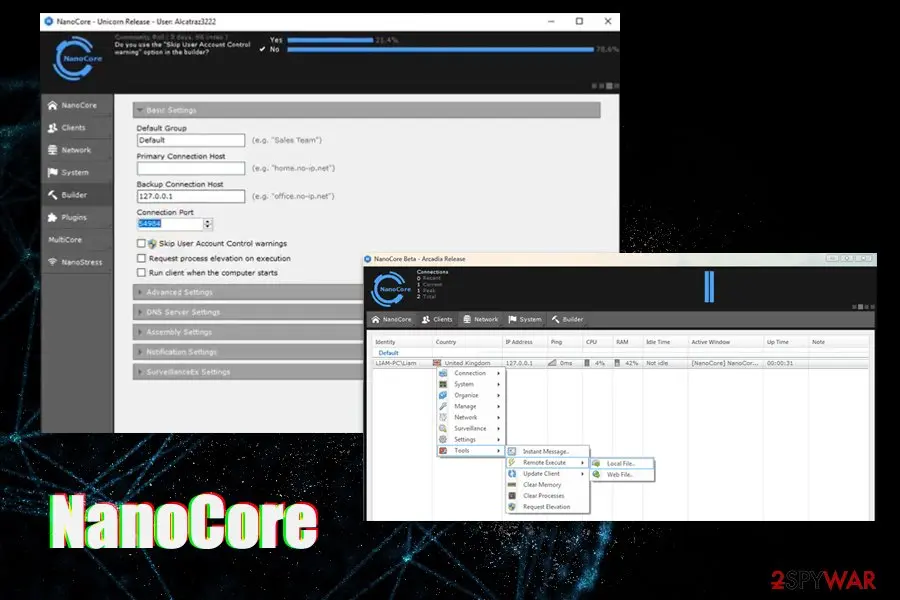 NanoCore virus: nanocore remote access trojan malware