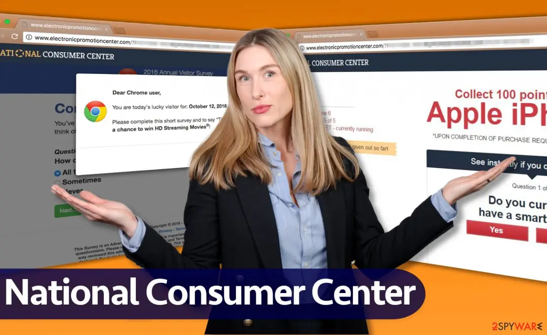 National Consumer Center ads: screenshot