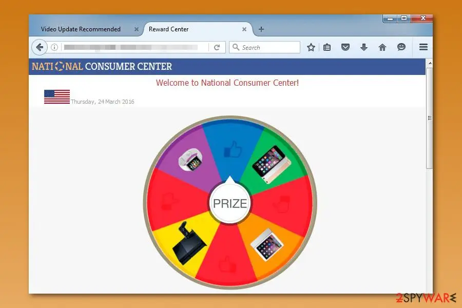 National Consumer Center ads: national consumer center adware