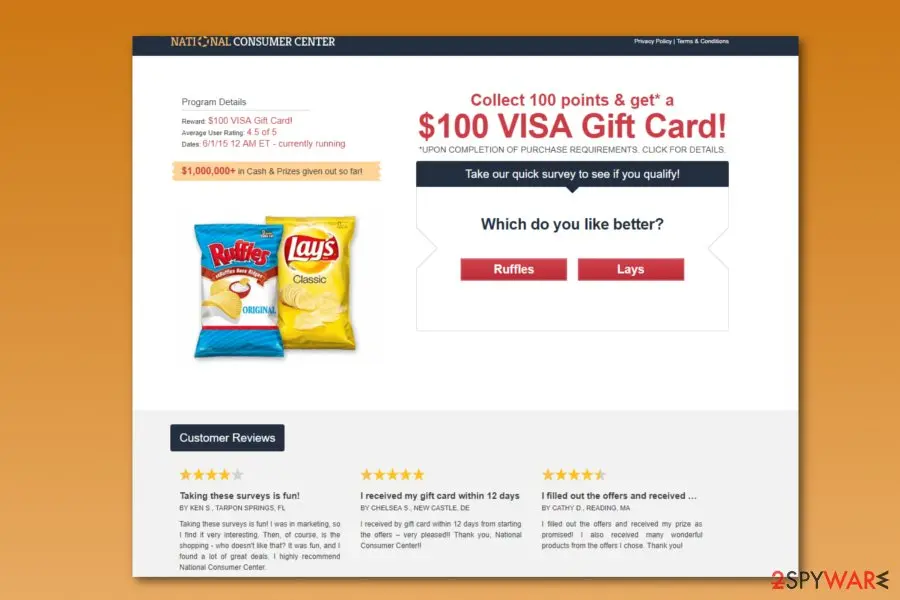 National Consumer Center ads: national consumer center scam