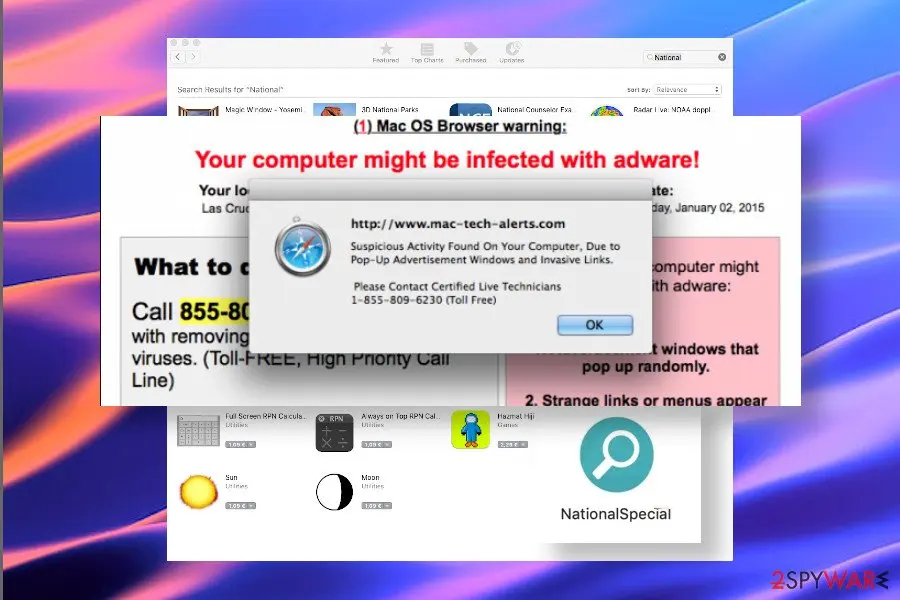 Screenshot of NationalSpecial: nationaspecial ads