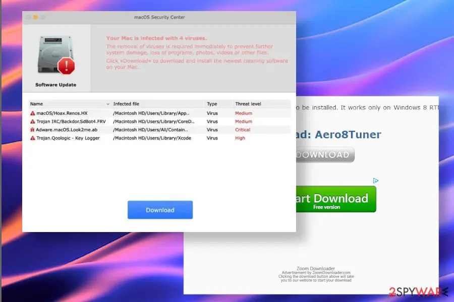 Screenshot of NationalSpecial: nationaspecial popups