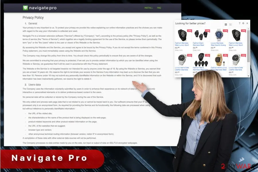 Navigate Pro ads: screenshot