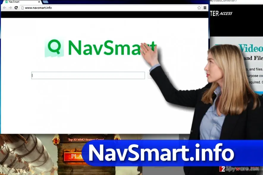 NavSmart.info virus: navsmart info redirect virus search page