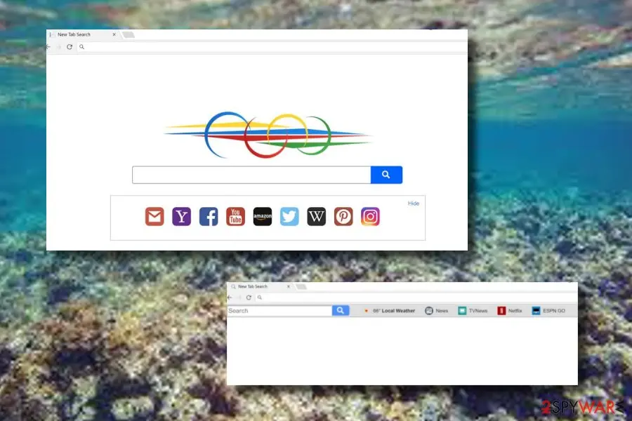 New Tab Search: hijacker