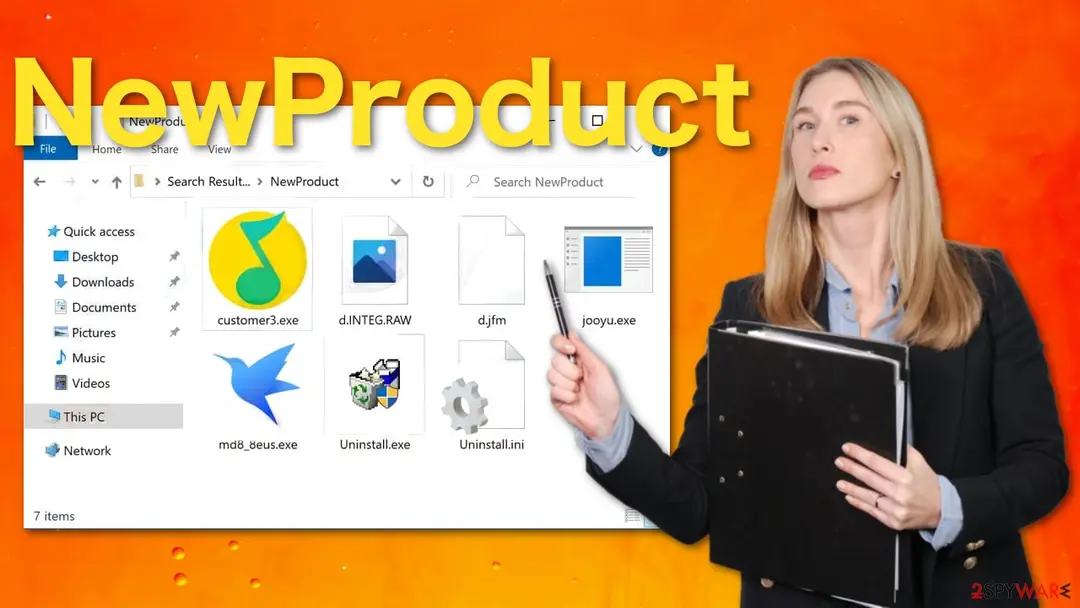 Screenshot of NewProduct: screenshot