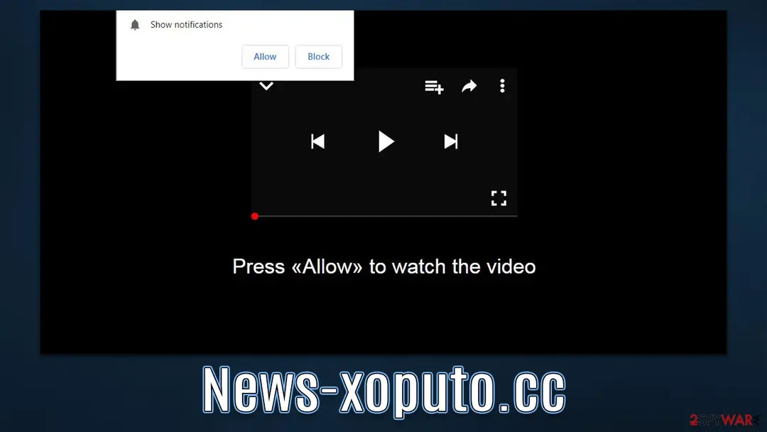 News-xoputo.cc: news xoputo cc push notification virus