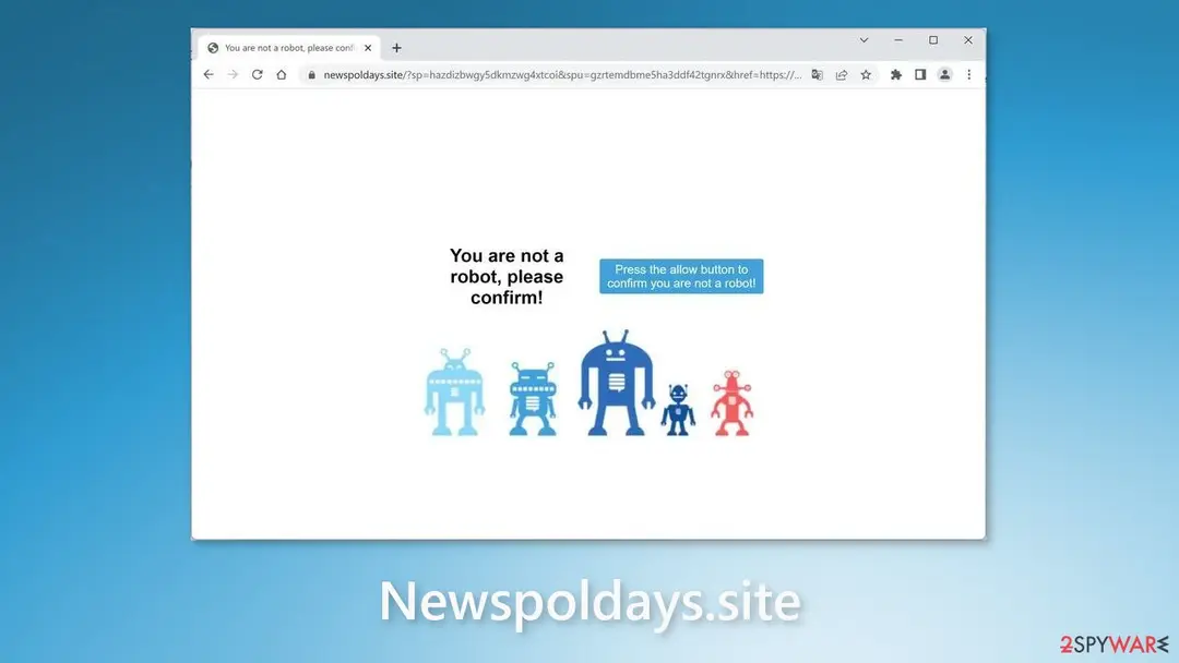 Screenshot of Newspoldays.site: newspoldays site