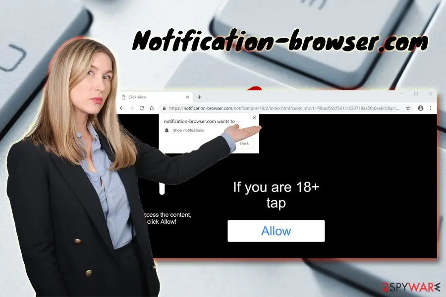 Notification: browser com adware virus