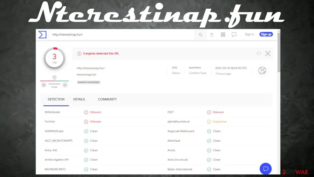 Nterestinap.fun: nterestinap fun virus