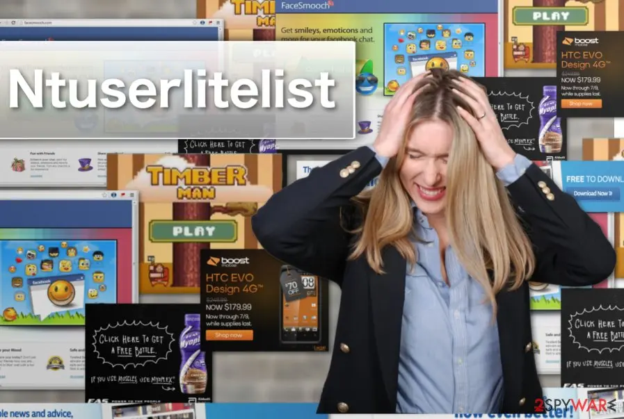 Ntuserlitelist ads: ntuserlitelist adware virus