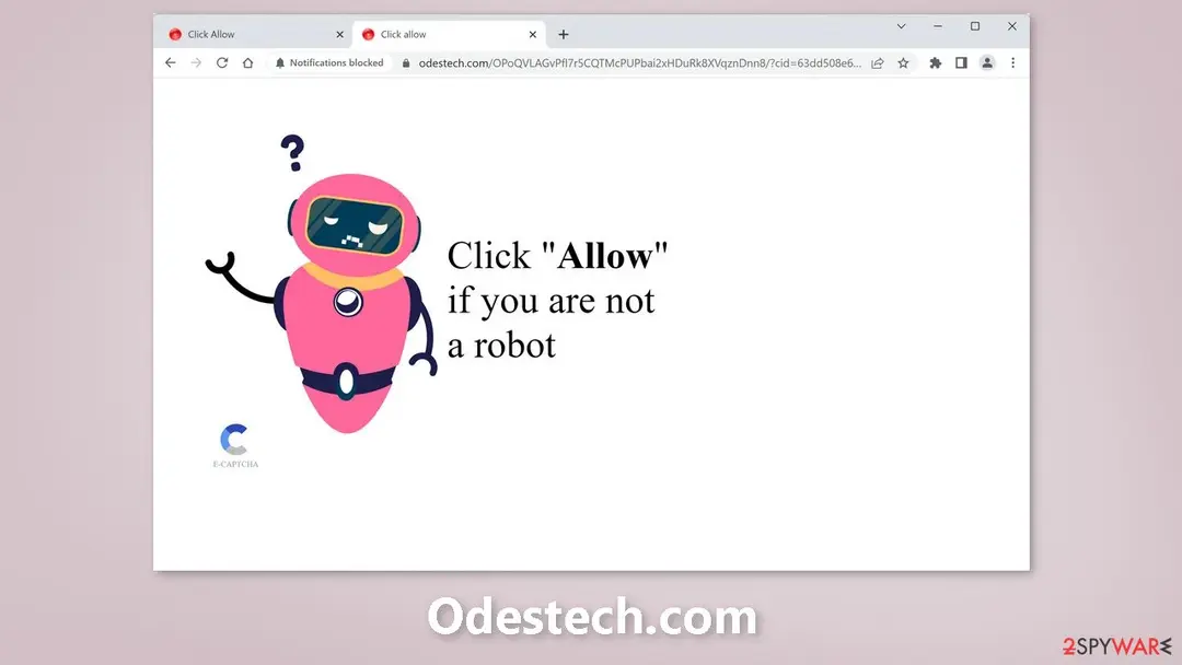 Screenshot of Odestech.com: odestech com