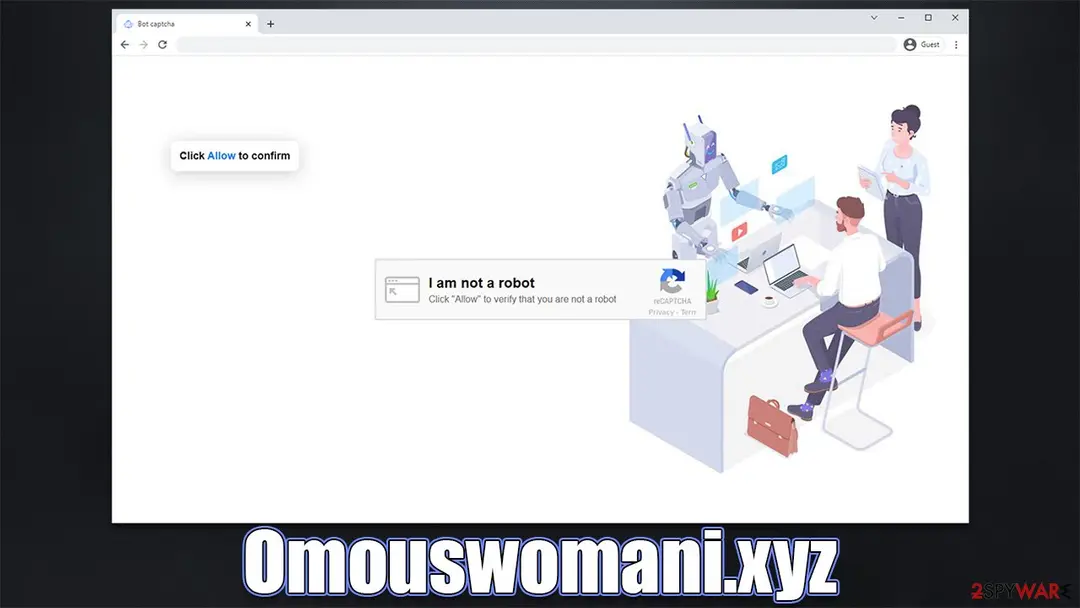 Omouswomani.xyz: omouswomani xyz push notification virus