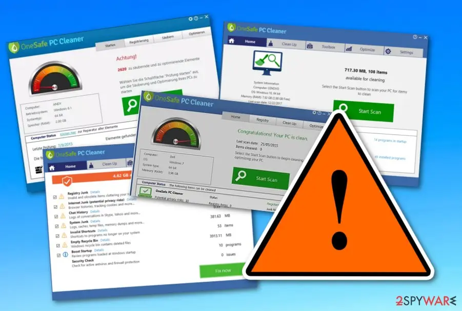 OneSafe PC Cleaner: pup