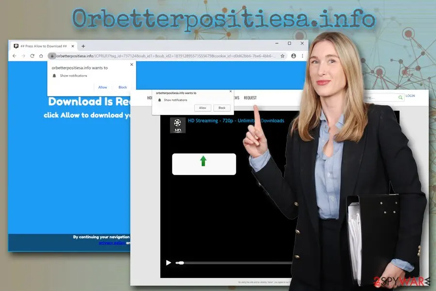 Orbetterpositiesa.info: orbetterpositiesa info pysh notification virus