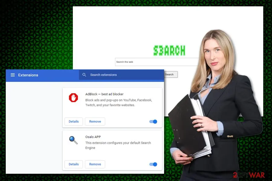 Osalo APP: browser hijacker potentially unwanted program