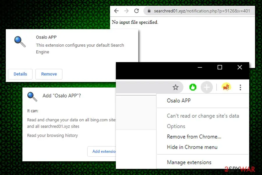 Osalo APP: chrome persistence techniques