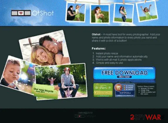 Screenshot of OtShot: virus