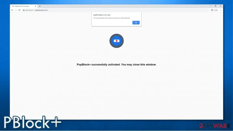 PopBlock+, PBlock+: pblock plus adware