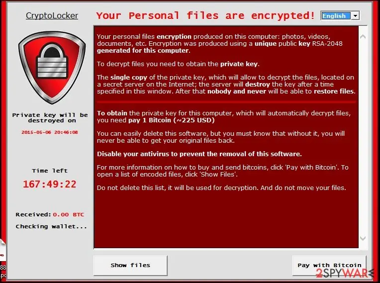 Screenshot of PClock Virus: pclock