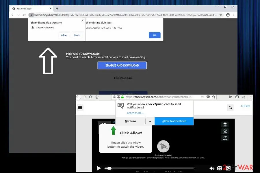 Screenshot of PDFSearches: ads