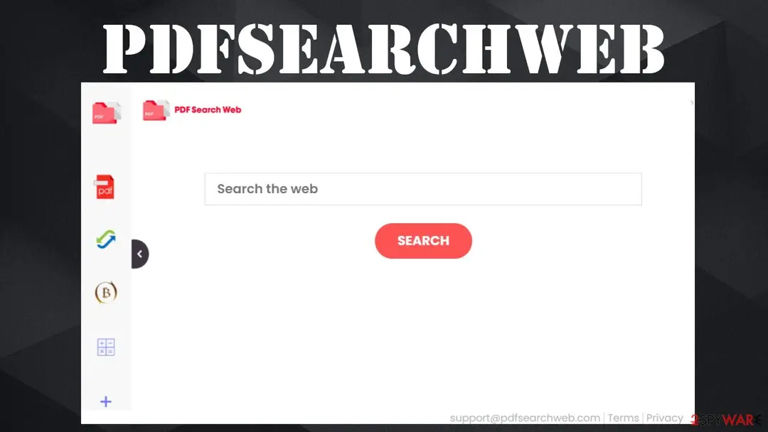 Screenshot of PDFSearchWeb: virus