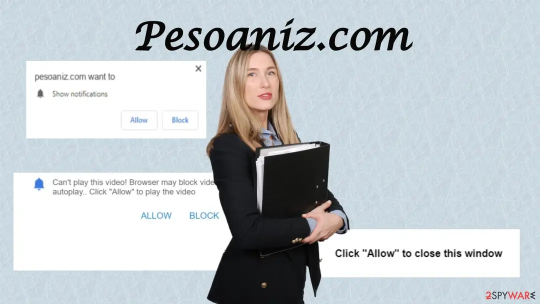 Pesoaniz.com: pesoaniz com push notification virus