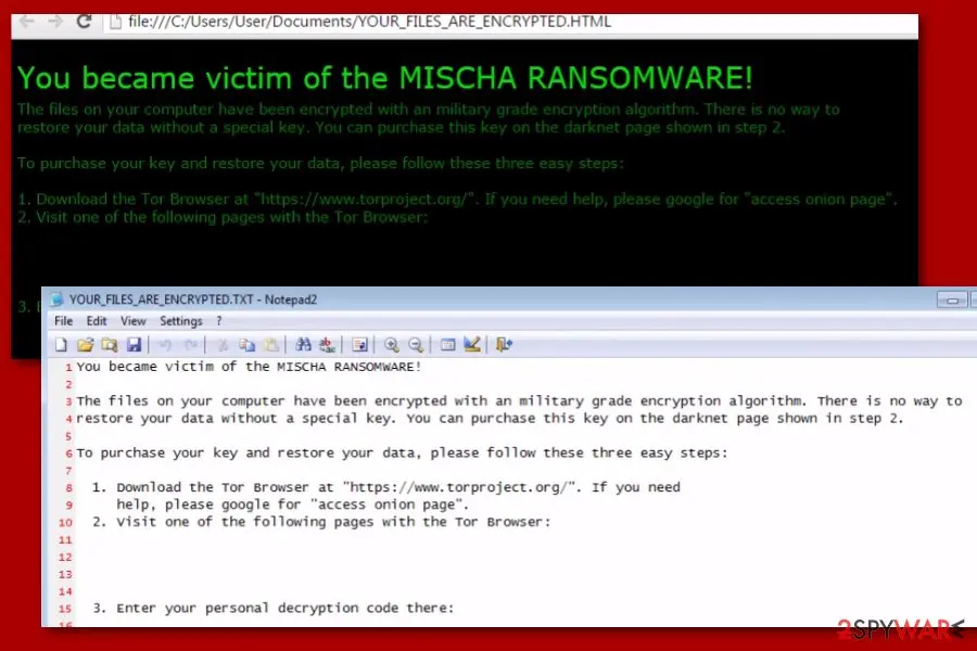 Petya virus: petya mischa ransomware 1