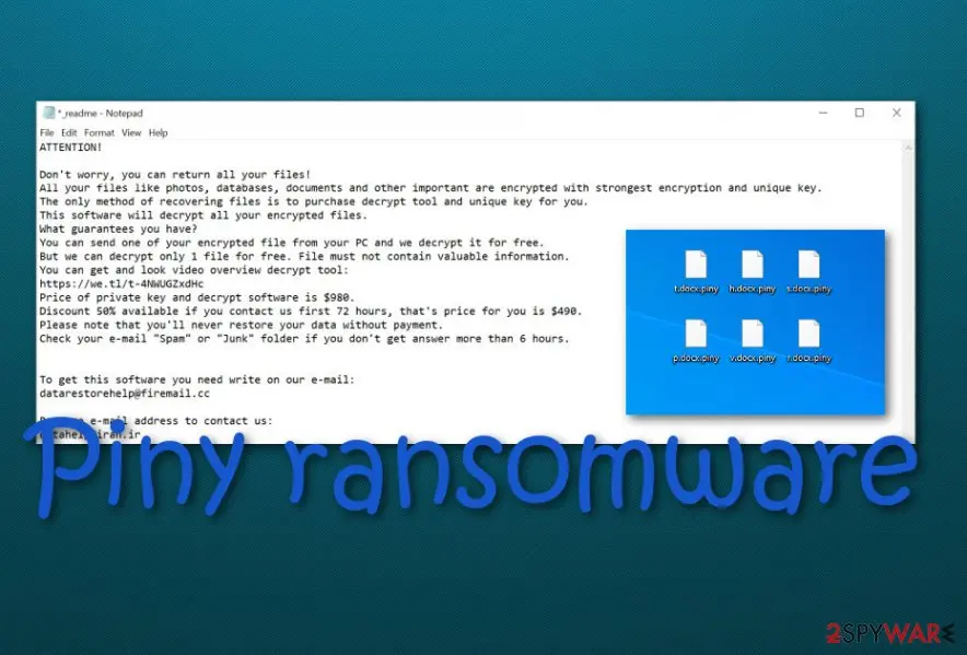 Piny ransomware: piny virus