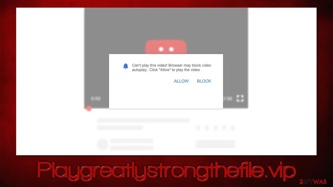 Playgreatlystrongthefile.vip: playgreatlystrongthefile vip push notification virus