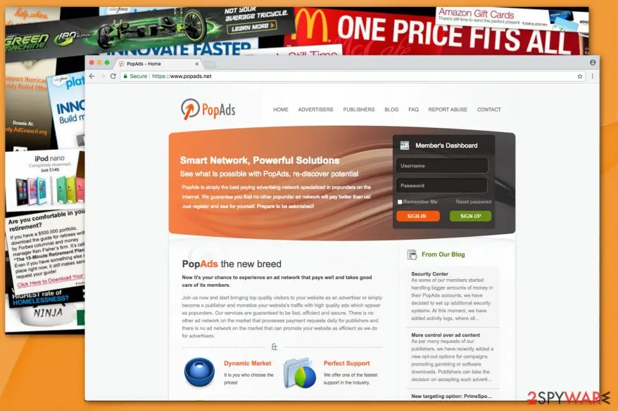 Popads.net: popads net delivers annoying ads constantly