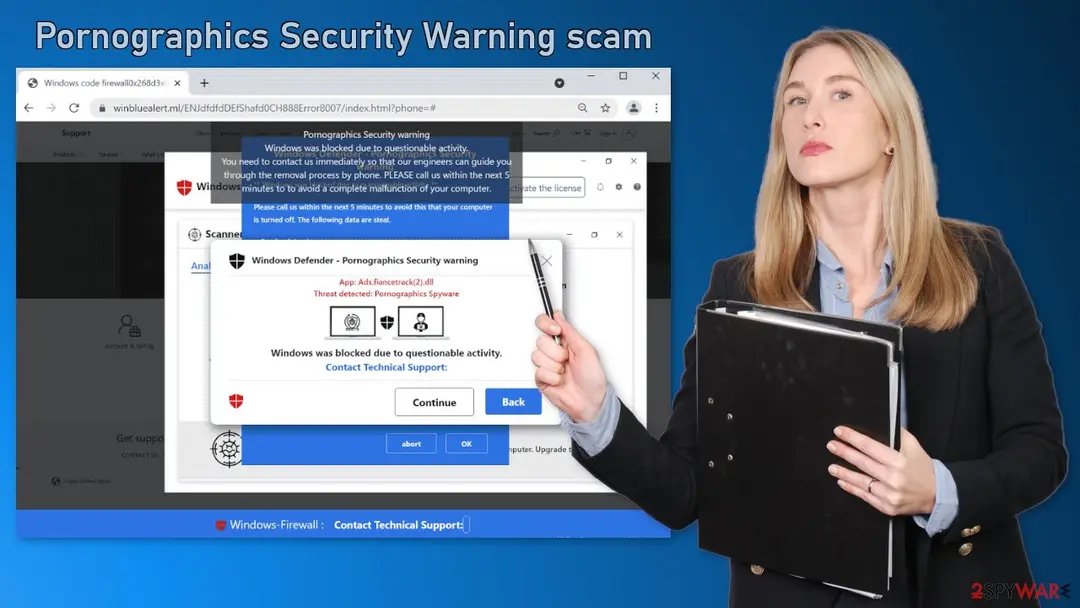 Pornographics Security Warning: pornographics securitywarning scam