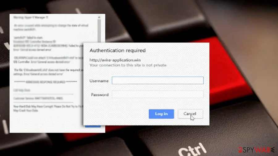 Possible Suspicious Activity" virus: possible suspicious activity scam