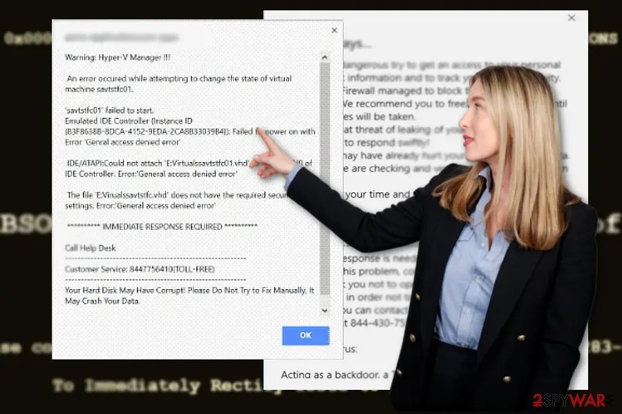 Possible Suspicious Activity" virus: posssible suspicious activity