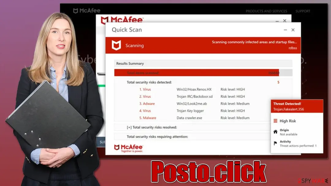 Posto.click: posto click scam virus