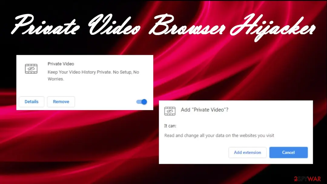 Screenshot of Private Video: virus