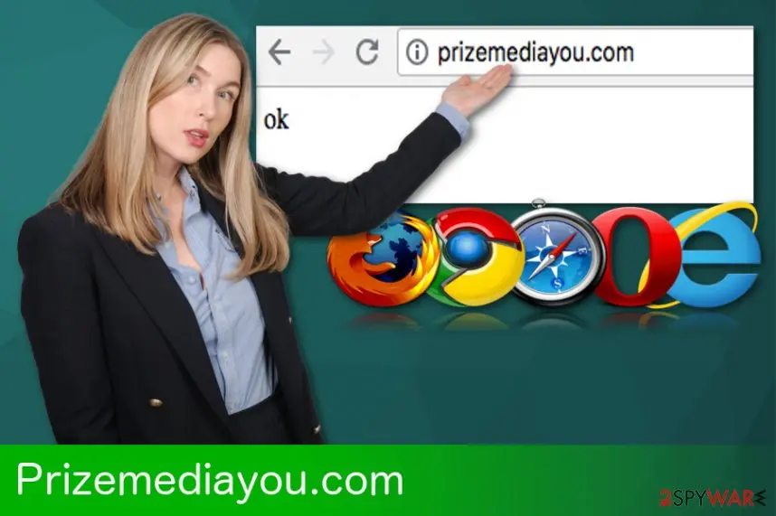 Prizemediayou.com: prizemediayou com adware