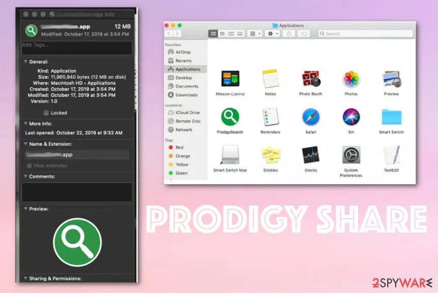Prodigy Search: prodigy share virus