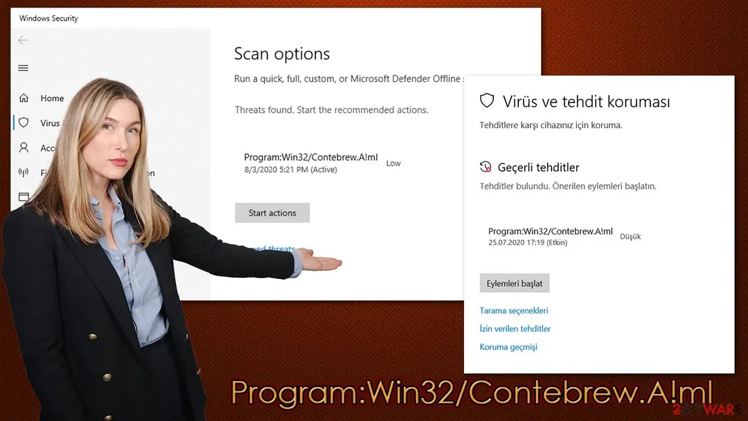Program:Win32/Contebrew.A!ml: program win32 contebrew aml windows defender detection