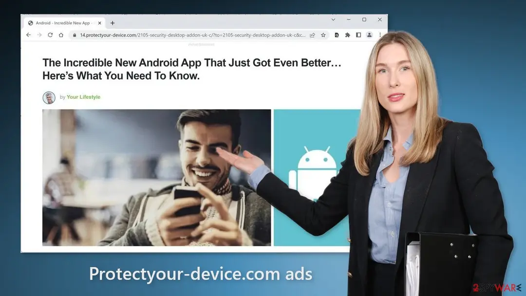 Protectyour-device.com: protectyour device com ads