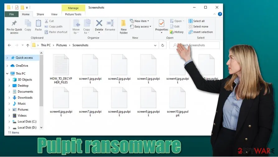 Pulpit ransomware, pulpit virus: pulpit ransomware hakbit variant