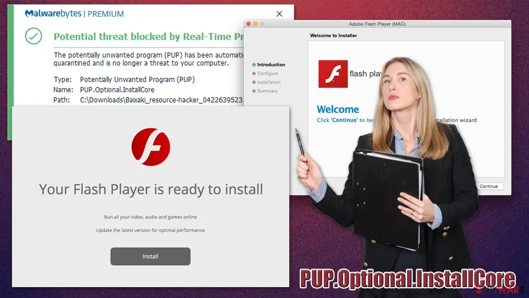 PUP.Optional.InstallCore: pup optional installcore potentially unwanted program