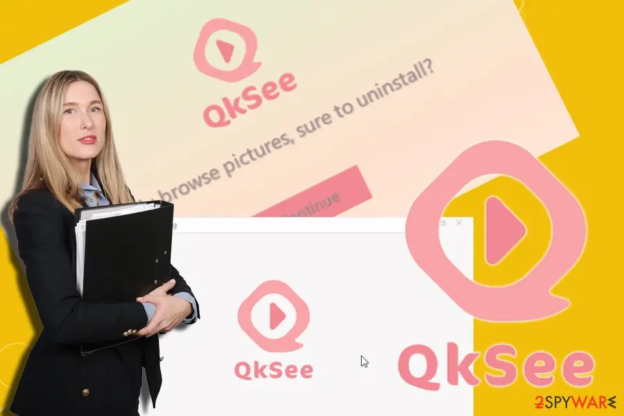 Screenshot of QkSee: adware virus