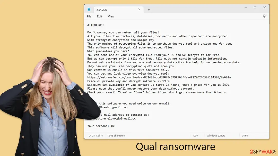 Qual virus: qual ransomware djvu virus variant