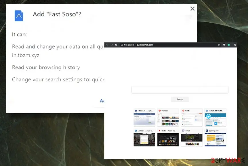 Quicknewtab.com: quicknewtab com hijack