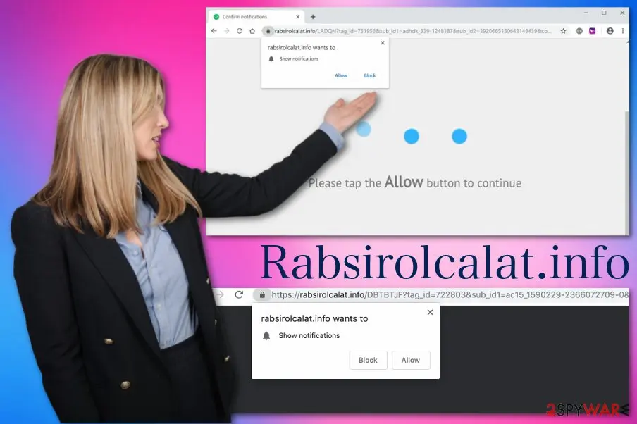 Rabsirolcalat.info: rabsirolcalat info push notifications virus