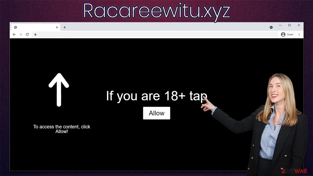 Racareewitu.xyz: racareewitu xyz push notifications popups