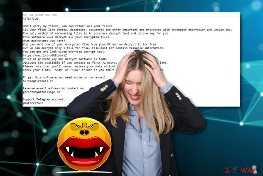 Screenshot of Rectot: virus