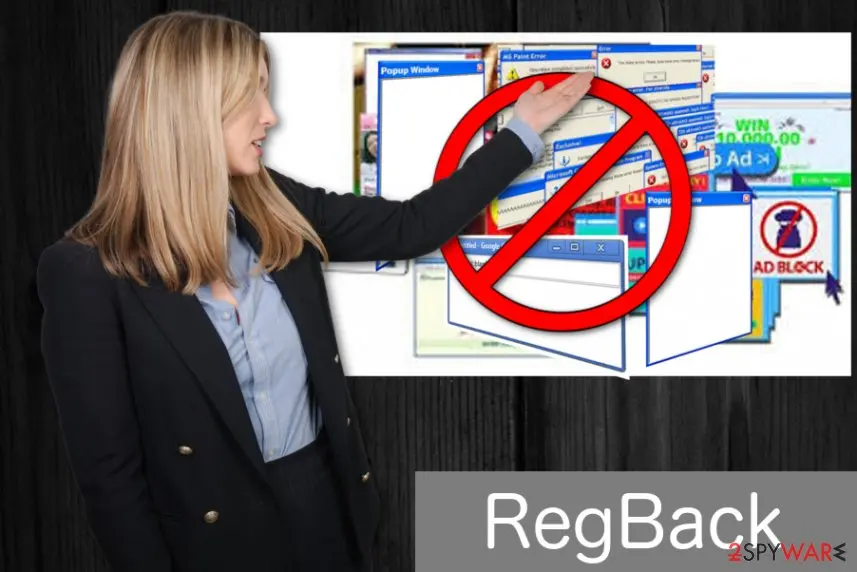 Screenshot of RegBack: adware
